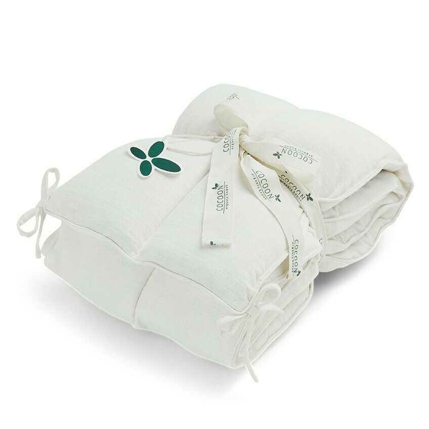 Kapok Sengerand til babyseng 70x140 Soft Beige - Cocoon Company Kapok Sengerand til babyseng 70x140 i farven Soft Beige fra Cocoon Company