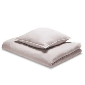 Sengesæt, dynebetræk og pudebetræk i farven Flamingo Pink i størrelsen 140x220/140x220 fra Cocoon Company