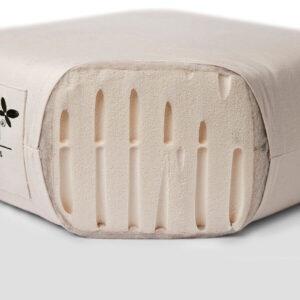 Tværsnit af PAPILIO madras i 90x200 med Naturlatex fra COCOON COMPANY